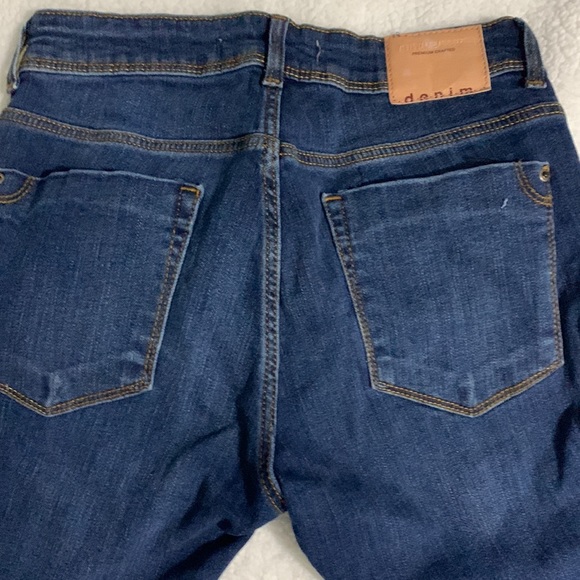 Zara Rhinestone Trim Jeans - Picture 3 of 3